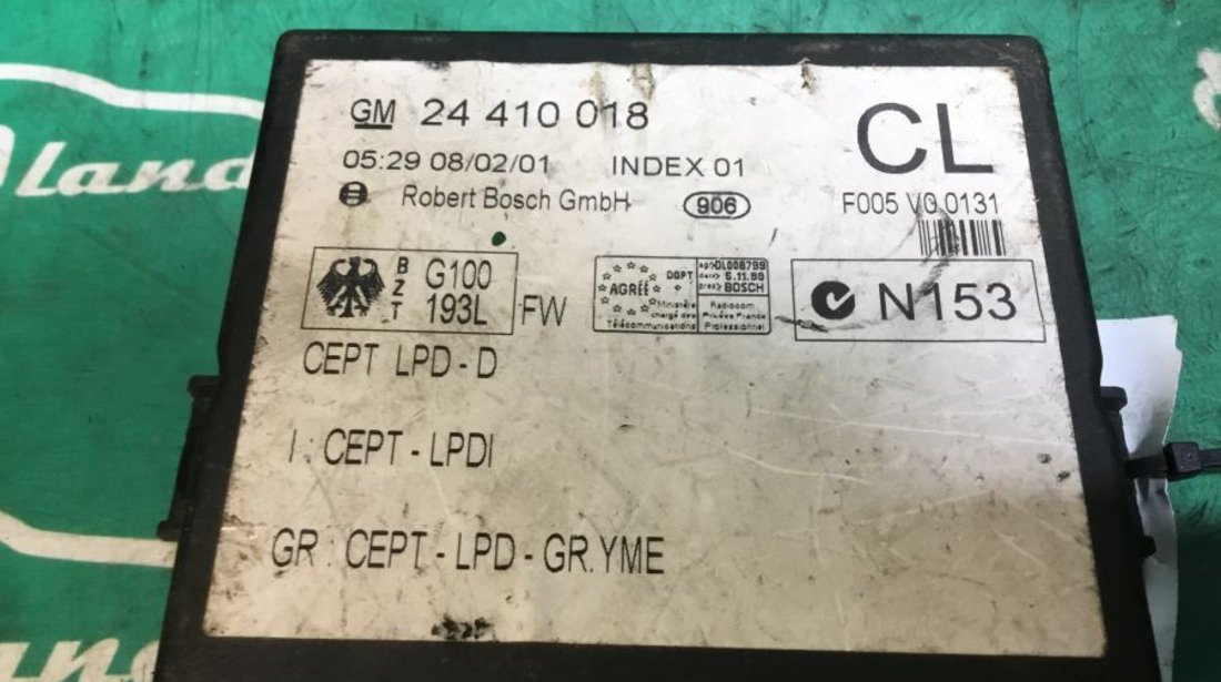 Calculator ABS 24410018 Opel ASTRA G caroserie F70 1999-2005