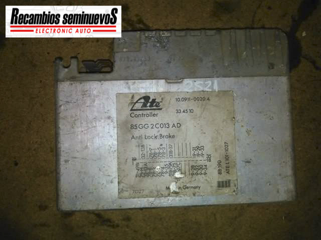 Calculator ABS ATE FORD SIERRA 85GG-2C013-AD / 85GG 2C013 AD / 85GG2C013AD / 10.0911-0020.4 / 10 0911 0020 4 / 1009110020485GG-2C013-AD / 85GG 2C013 AD / 85GG2C013AD / 10.0911-0020.4 / 10 0911 0020 4 / 10091100204