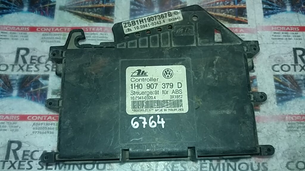 Calculator ABS ATE VOLKSWAGEN GOLF 3 1H0 907 379 D / 1H0907379D / 10.0941-0320.4 / 10 0941 0320 4 / 100941032041H0 907 379 D / 1H0907379D / 10.0941-0320.4 / 10 0941 0320 4 / 10094103204