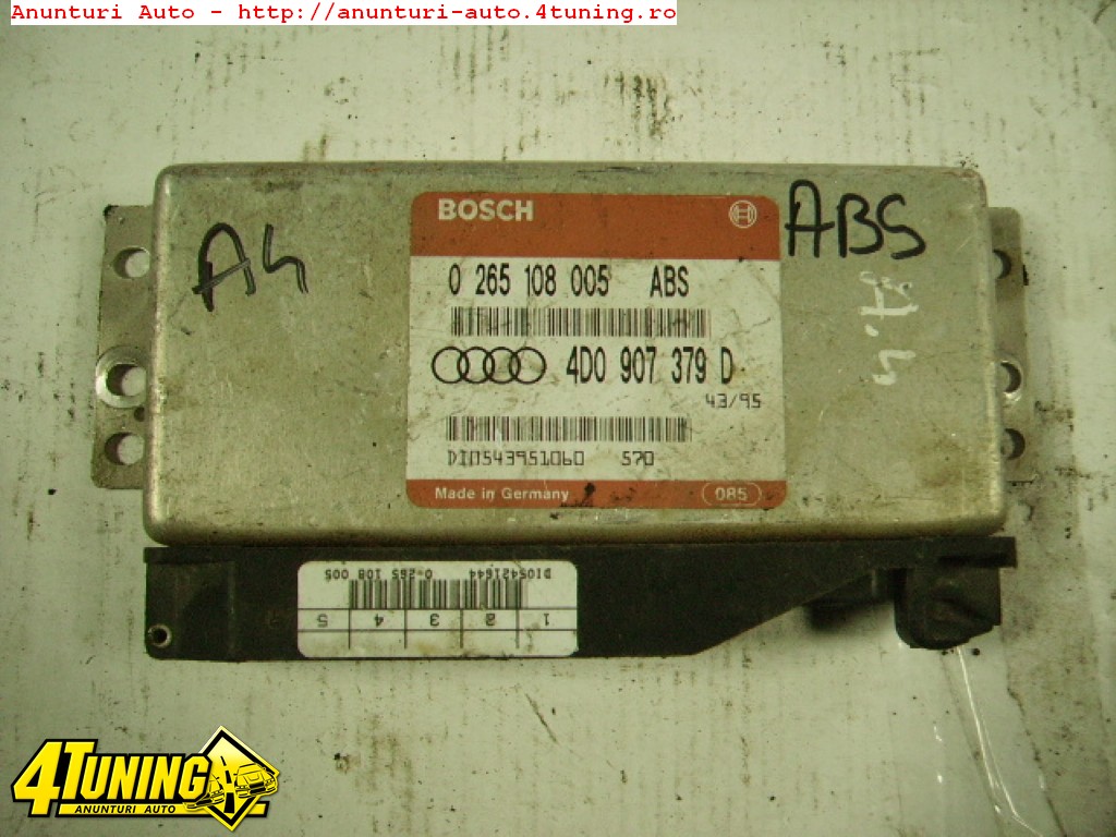 Calculator ABS Audi A4