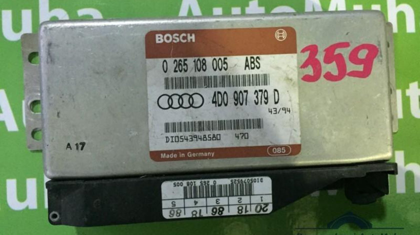 Calculator abs Audi A6 (1994-1997) [4A, C4] 0265108005