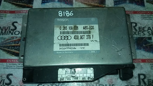 Calculator ABS BOSCH AUDI A4 0 265 109 026 / 0265109026 / 4D0907379F0 265 109 026 / 0265109026 / 4D0...