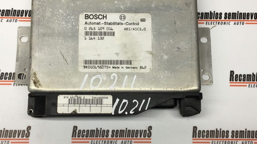 Calculator ABS BOSCH BMW E39 SERIE 5 0 265 109 016 / 0265109016 / 1 164 132 / 1164132 / ASC5 0 / ASC500 265 109 016 / 0265109016 / 1 164 132 / 1164132 / ASC5 0 / ASC50