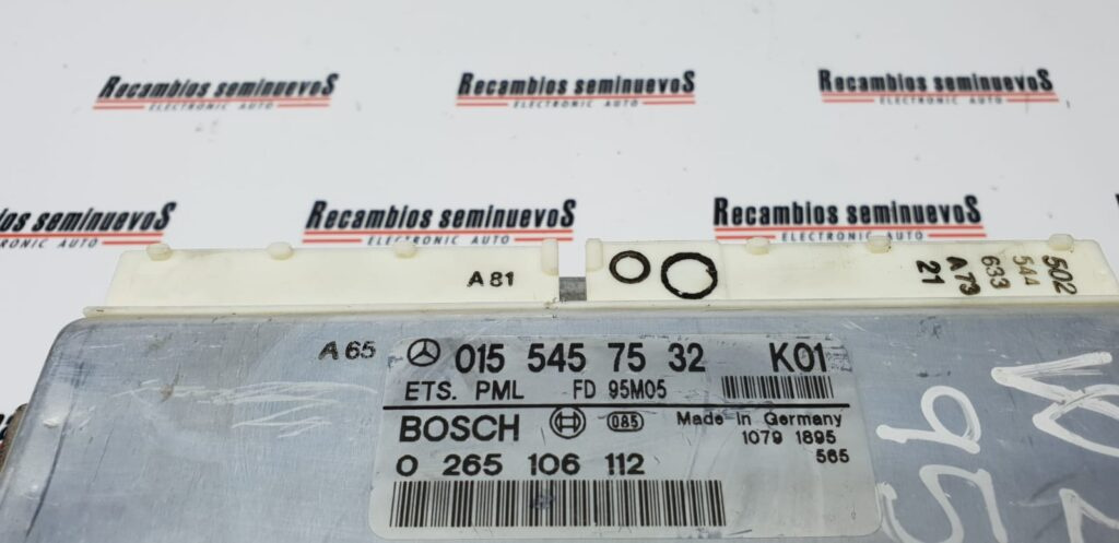 Calculator ABS BOSCH MERCEDES-BENZ W210 0 265 106 112 / 0265106112 / 015 545 75 32 / 0155457532 / FD 95M05 / FD95M050 265 106 112 / 0265106112 / 015 545 75 32 / 0155457532 / FD 95M05 / FD95M05