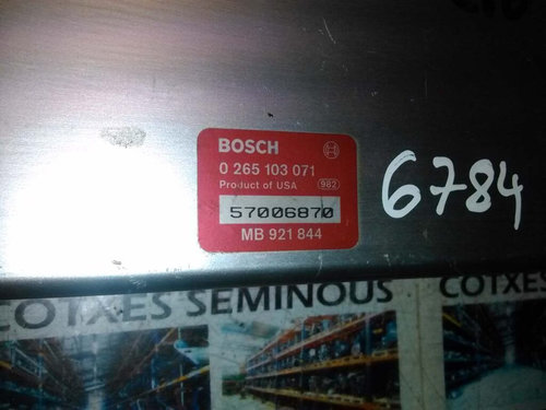 Calculator ABS BOSCH MITSUBISHI ECLIPSE 2 0 265 103 071 / 0265103071 / MB9218440 265 103 071 / 02651...
