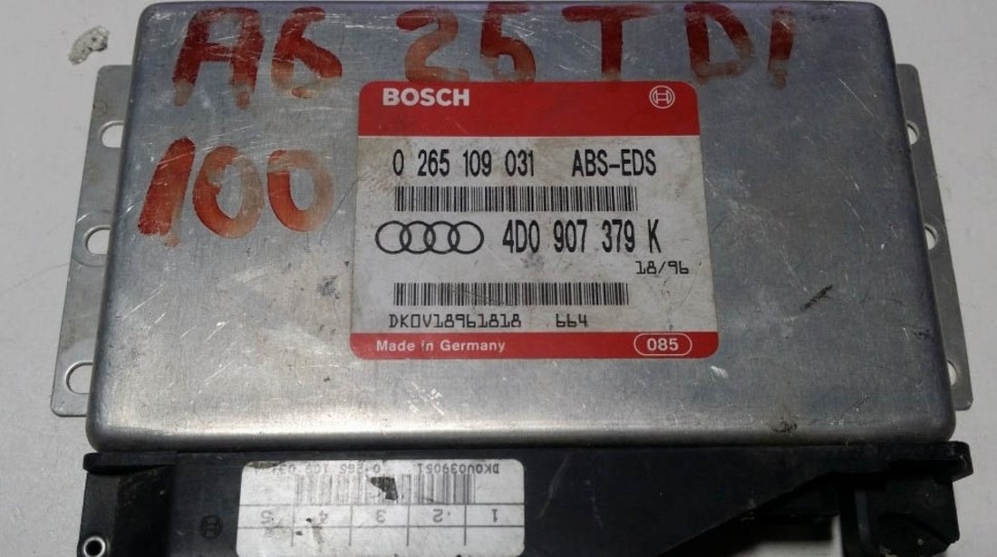 Calculator ABS-EDS Audi A6 0265109031, 4D0907379K