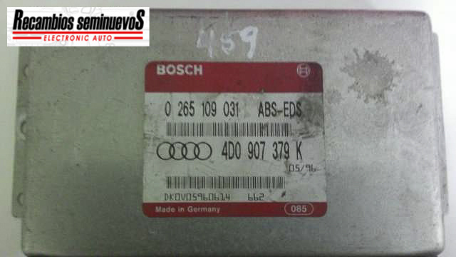 Calculator ABS/EDS BOSCH AUDI A4 0 265 109 031 / 0265109031 / 4D0 907 379 K / 4D0907379K0 265 109 031 / 0265109031 / 4D0 907 379 K / 4D0907379K