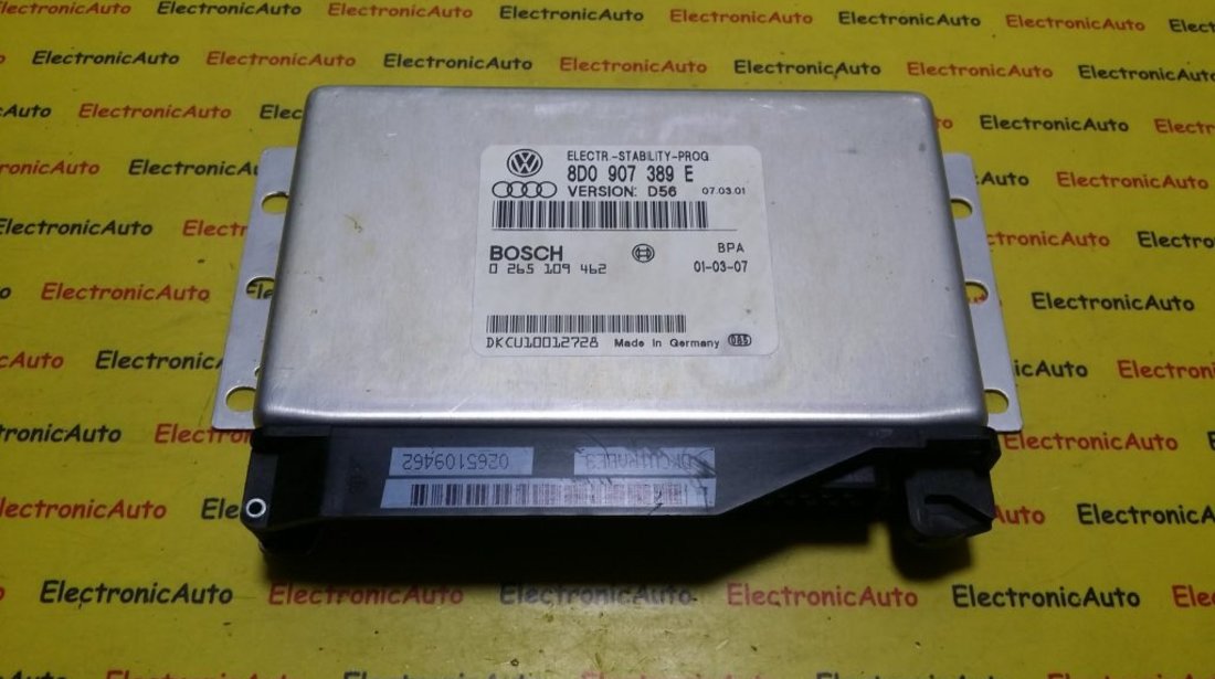 Calculator ABS ESP Audi A4 A6 8D0907389E, 0265109462