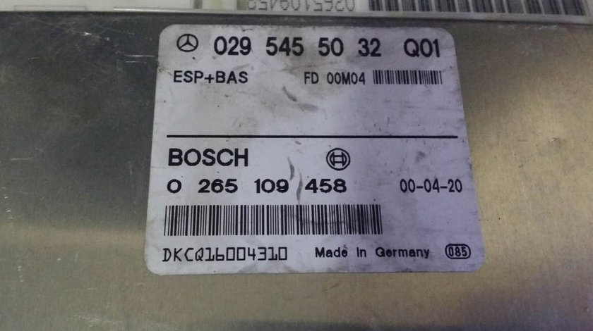 CALCULATOR ABS esp bas mercedes benz w210 ref 029 545 50 32