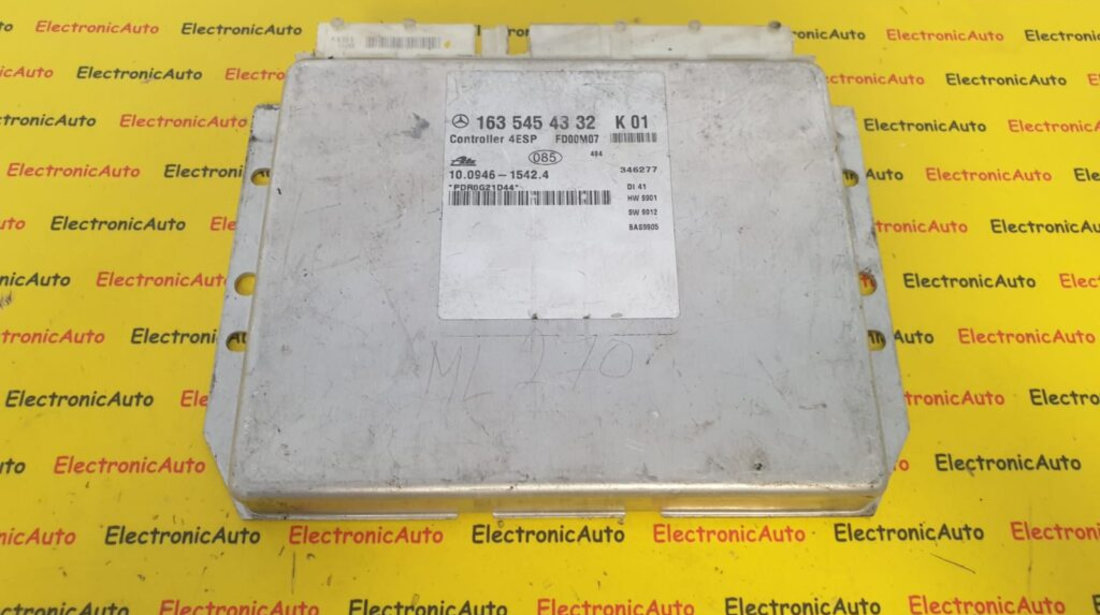 Calculator ABS ESP Mercedes ML 1635454332, 10094615424