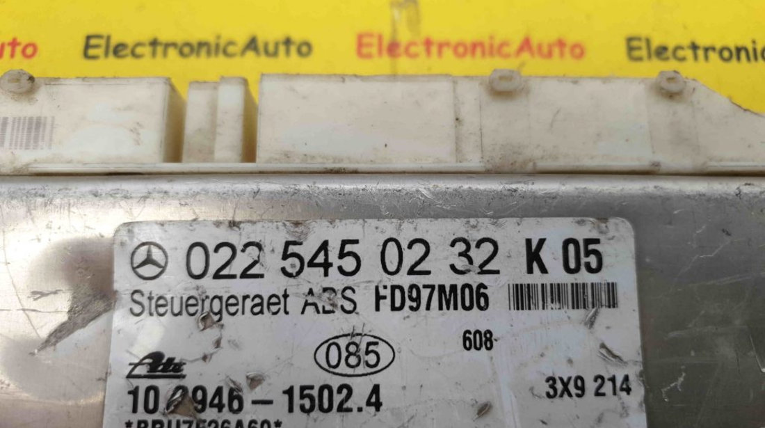 Calculator ABS ESP Mercedes SLK (R170), 0225450232 K05, 10094615024, FD97M06