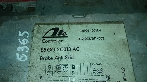 Calculator ABS FORD SCORPIO 85GG2C013AC / 1009010011485GG2C013AC / 10090100114