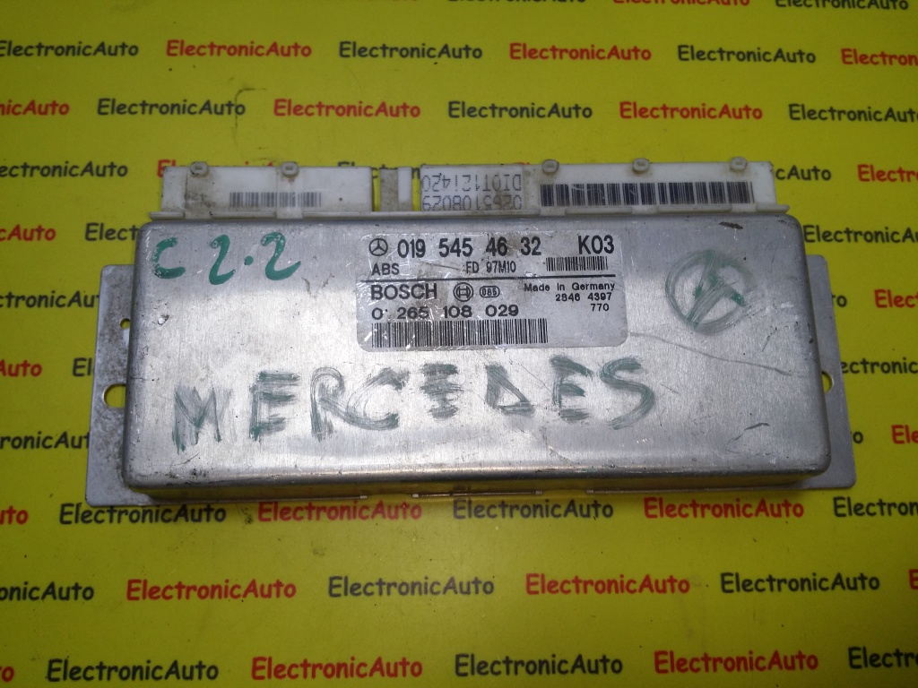Calculator ABS Mercedes W202 0195454632 0265108029