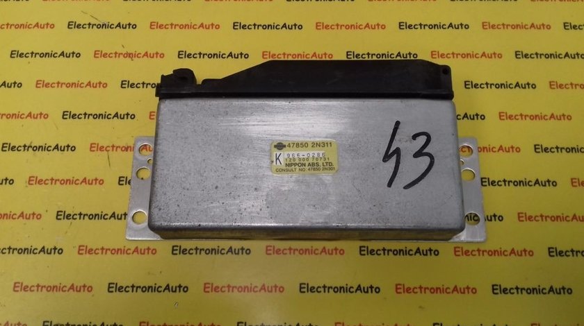 Calculator ABS Nissan Almera, 478502N311
