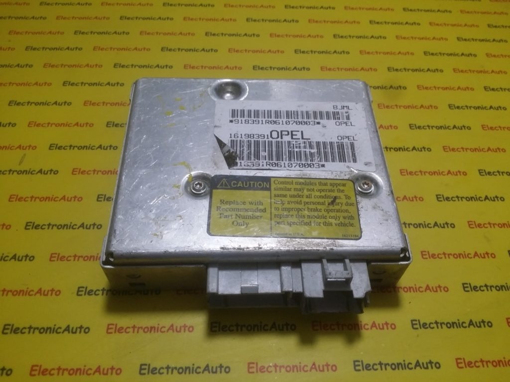 Calculator ABS Opel Sintra 16198391 BJML