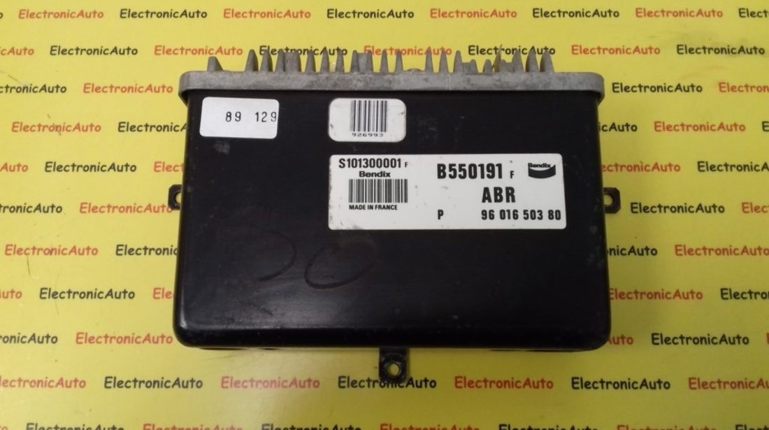 Calculator ABS Peugeot S101300001F B550191 9601650380 BENDIX