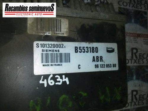 Calculator ABS SIEMENS CITROEN XM S101320002 C / S101320002C / 96 122 053 80 / 9612205380 / B553180S...