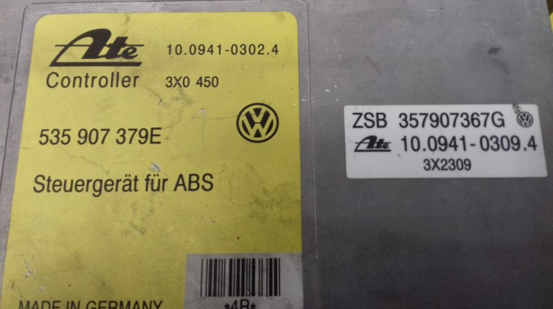 Calculator ABS Vw Passat, 535907379E, 10094103024