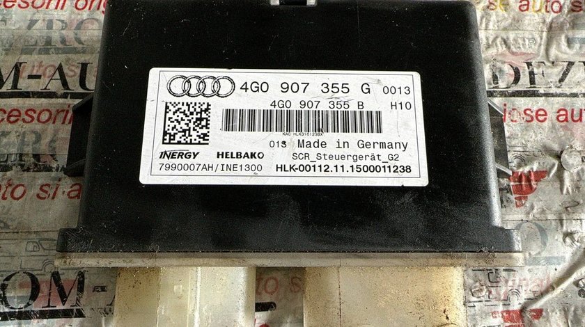 Calculator adblue Audi A4 B8 Avant 2013 - 2015 cod: 4G0907355G