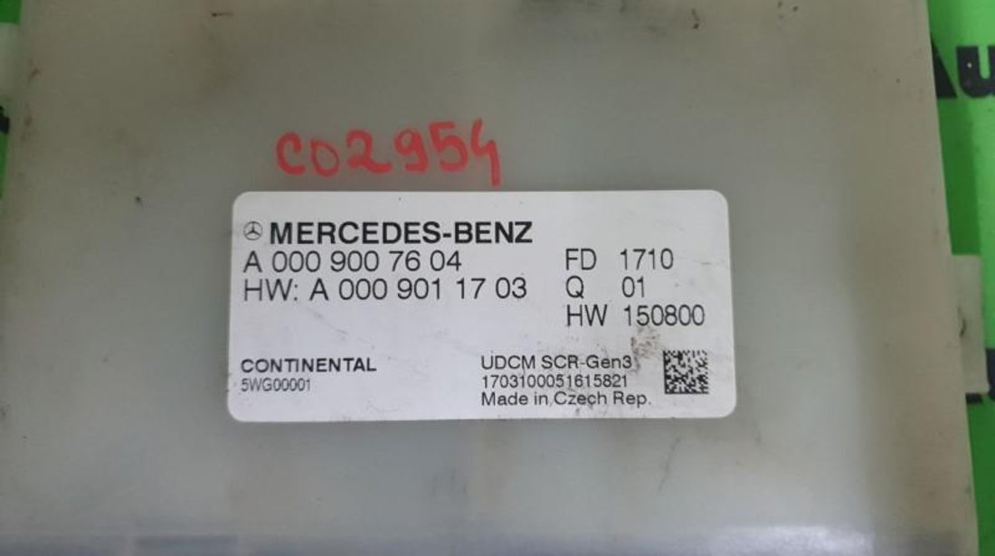 Calculator adblue Mercedes E-Class (2016->) [W213] a0009007604