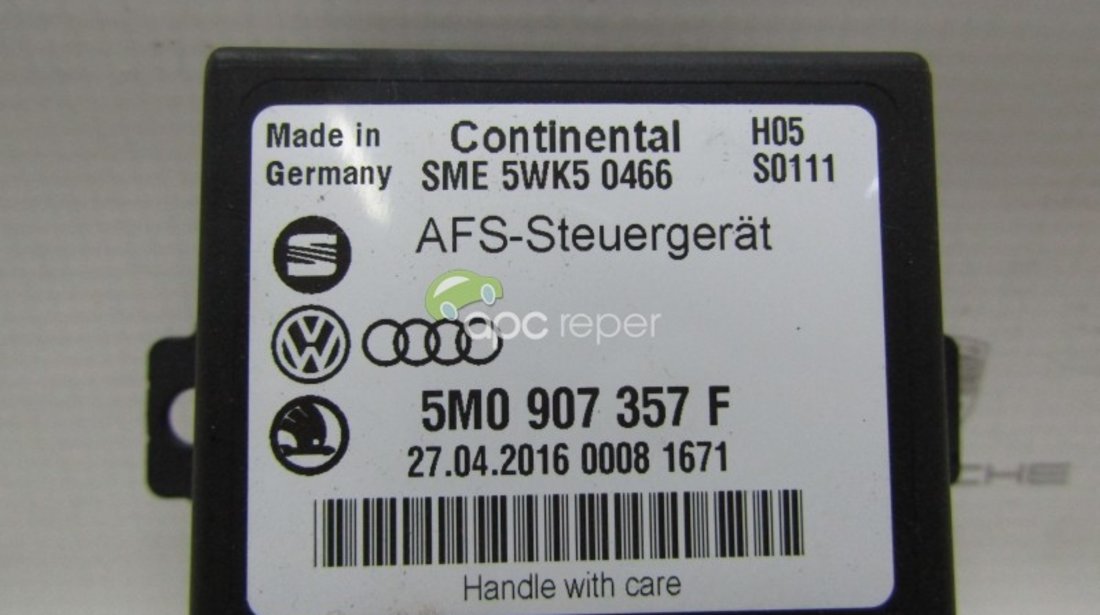 Calculator AFS Original VW Jetta 5C / Passat 3C / Caddy / Tiguan- Cod: 5M0907357F