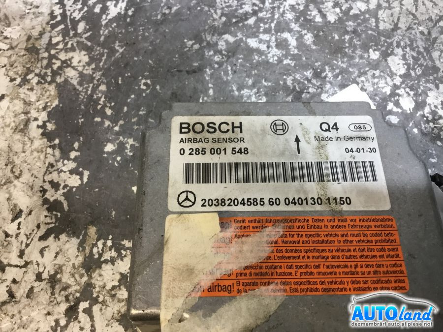 Calculator Airbag 0285001548 Mercedes-Benz C-CLASS W203 2000