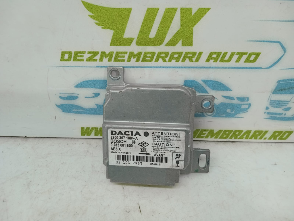 Calculator airbag 0285001650 8200307188 Dacia Logan [2004 - 2008]