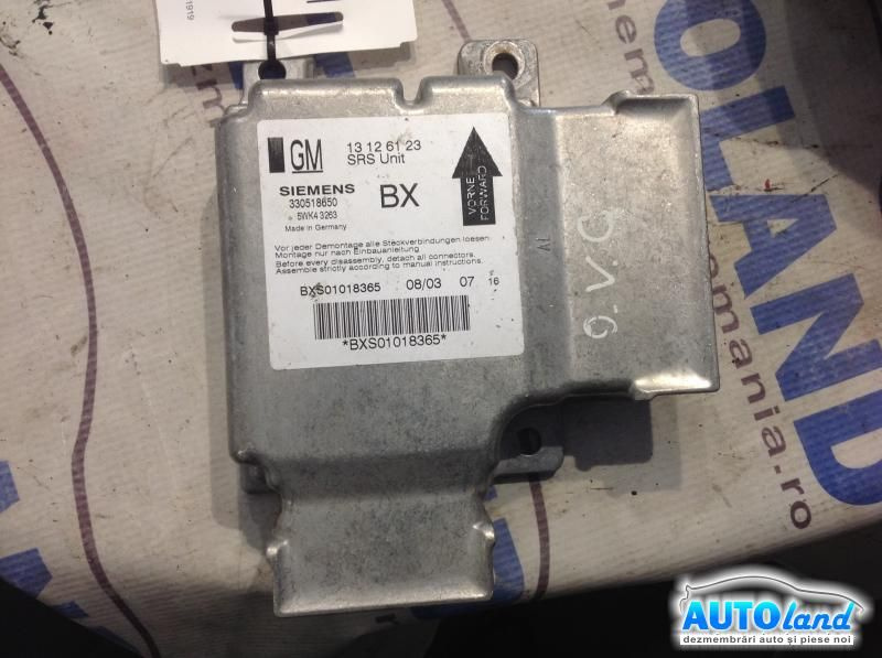 Calculator Airbag 13126123 Opel VECTRA C 2002