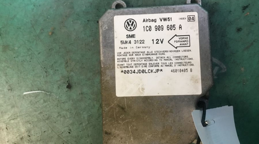 Calculator Airbag 1c0909605a Volkswagen GOLF IV 1J1 1997-2005