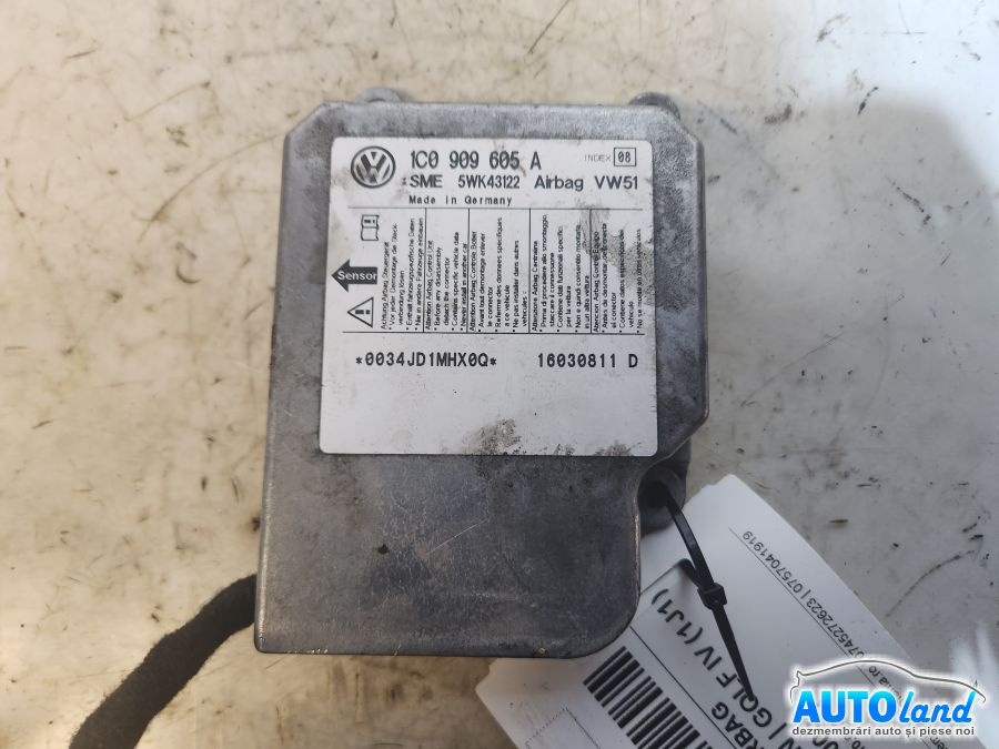 Calculator Airbag 1c0909605a Volkswagen GOLF IV 1J1 1997-2005