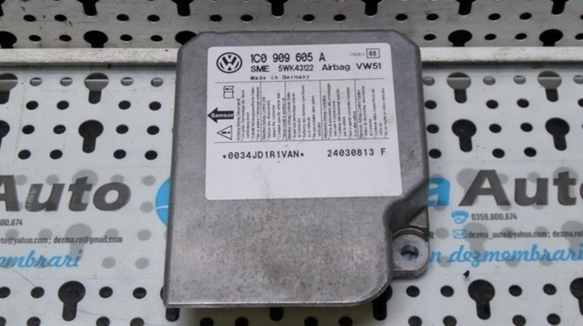 Calculator airbag, 1C0909605A, Vw Bora (1J2) 1.9 tdi (id:191966)