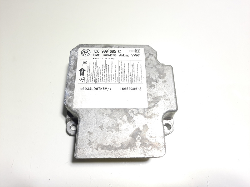 Calculator airbag, 1C0909605C, Vw Passat Variant (3B6) 1.9 tdi (id:135884)
