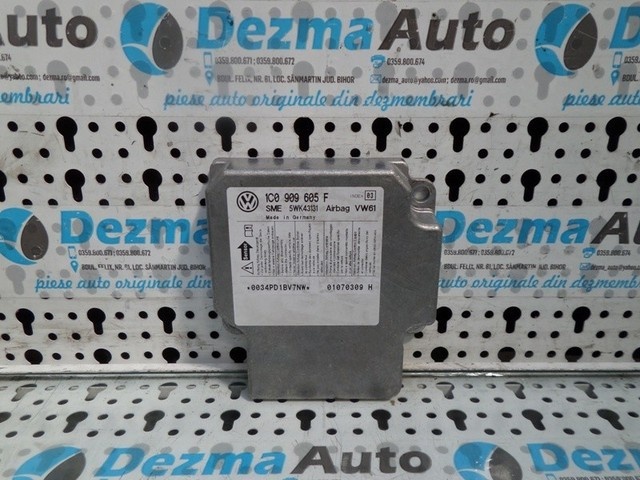 Calculator airbag, 1C0909605F, Skoda Roomster (5J) 1.4tdi (id.188553)