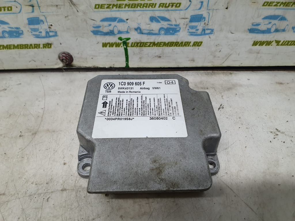 Calculator airbag 1c0909605f Volkswagen VW Transporter T5 [2003 - 2009]
