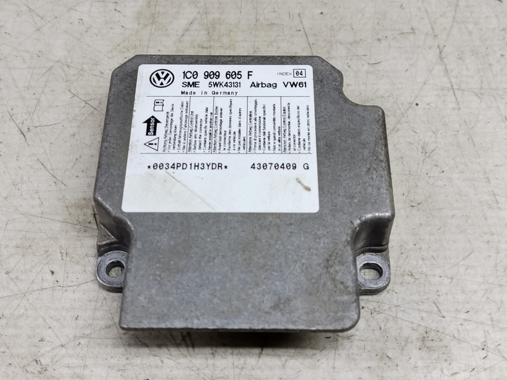 Calculator airbag 1c0909605f Volkswagen VW Transporter T5 [2003 - 2009]