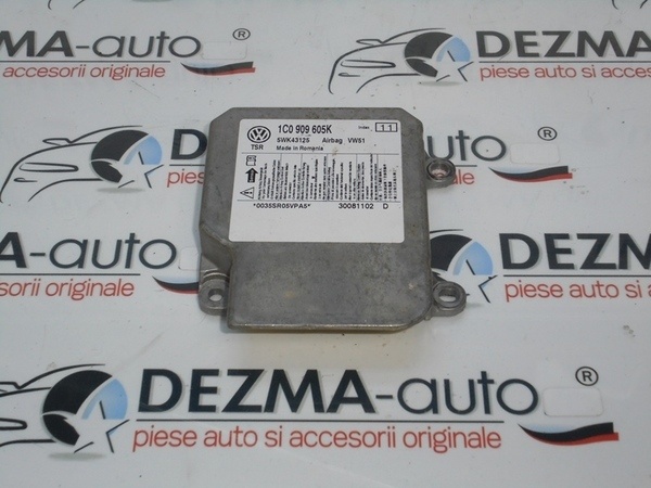 Calculator airbag, 1C0909605K, Skoda Fabia 2 Combi (5J) 1.4tdi (id:156112)