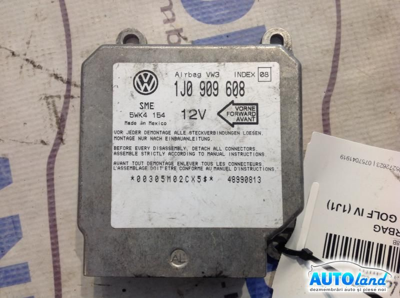 Calculator Airbag 1j0909608 Volkswagen GOLF IV 1J1 1997-2005