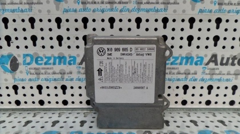 Calculator airbag, 1K0909605D, Seat Altea (5P1), 1.6B, (id.167408)