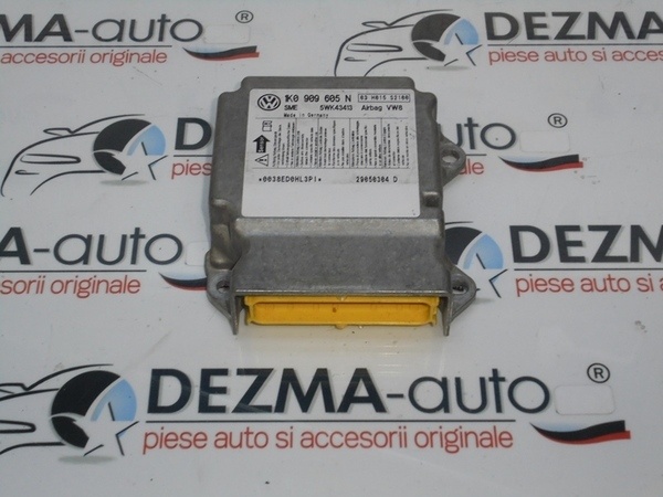 Calculator airbag, 1K0909605N, Skoda Octavia 2 Combi (1Z5) 1.9 tdi (id:136836)