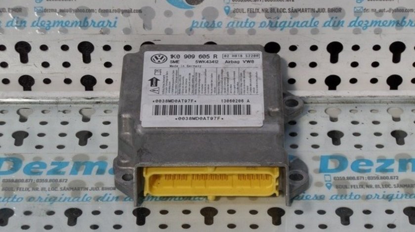 Calculator airbag, 1K0909605R, Vw Jetta 3 (1K2), 1.9 tdi, (id:181772)