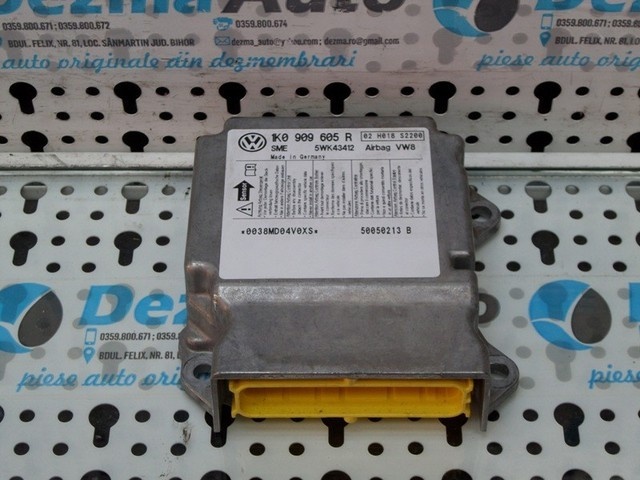 Calculator airbag, 1K0909605R, Vw Jetta 3 (1K2) 1.9 tdi (id:192331)