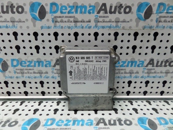 Calculator airbag 1K0909605T, Skoda Octavia 2, 1.9 tdi