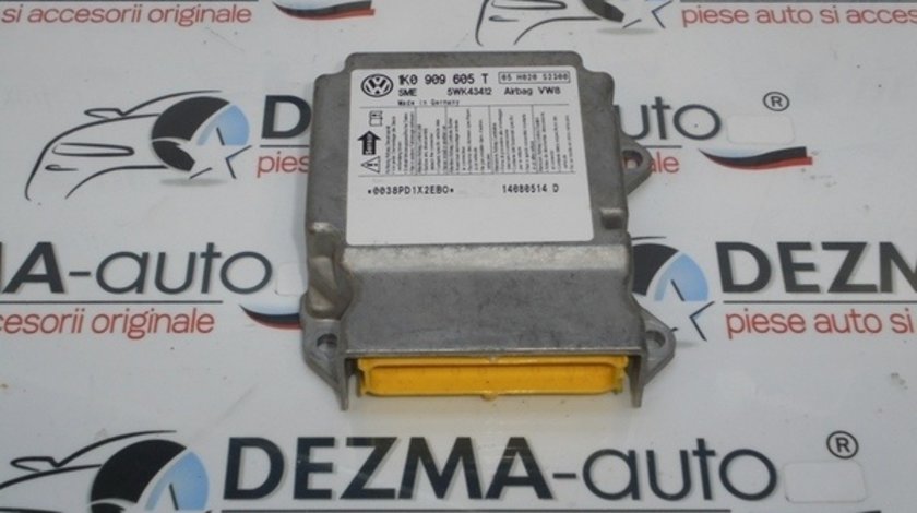 Calculator airbag, 1K0909605T, Skoda Octavia 2 Combi (1Z5) 1.9 tdi (id:214308)