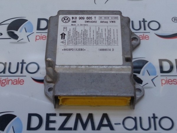 Calculator airbag, 1K0909605T, Skoda Octavia Combi (1Z5) 1.9 tdi (id:214308)