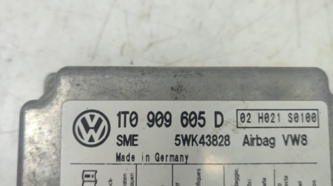Calculator airbag 1T0909605D Volkswagen VW Caddy 3 [2004 - 2010]
