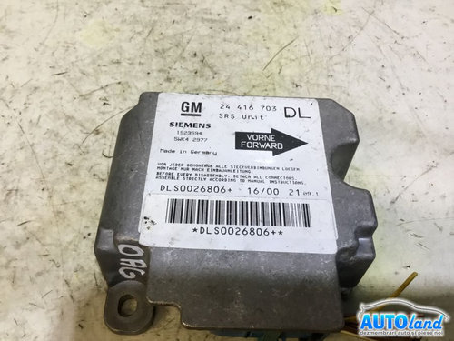 Calculator Airbag 24416703 Opel ASTRA G hatchback F48 ,F08 1998-2009