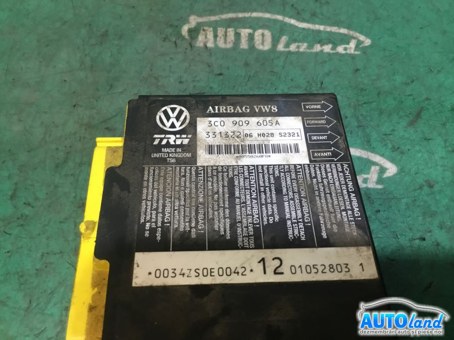Calculator Airbag 3c0909605a Volkswagen PASSAT 3C2 2005
