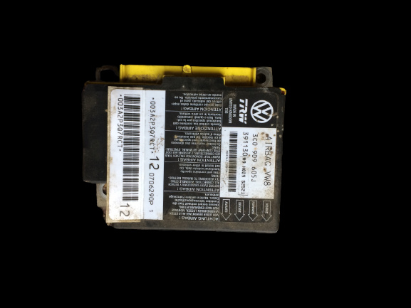 Calculator airbag 3C0909605J Volkswagen VW Passat B6 [2005 - 2010] wagon 5-usi 2.0 TDI MT (140 hp) (3C5)
