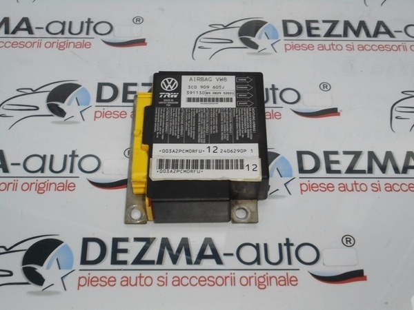 Calculator airbag, 3C0909605J, Vw Passat (3C2) 1.9 tdi (id:138862)