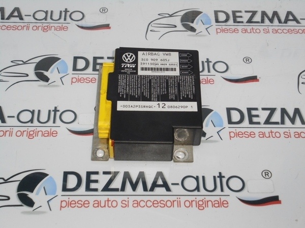 Calculator airbag, 3C0909605J, Vw Passat (3C2) 2.0tdi (id:218477)